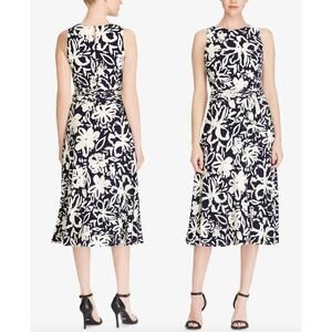 Lauren Ralph Lauren | Petite Floral-Print Fit & Flare Dress | Sz 0P
